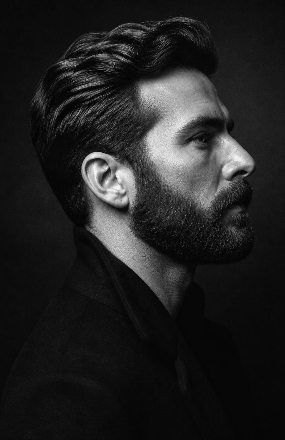 Portrait of a groomed client